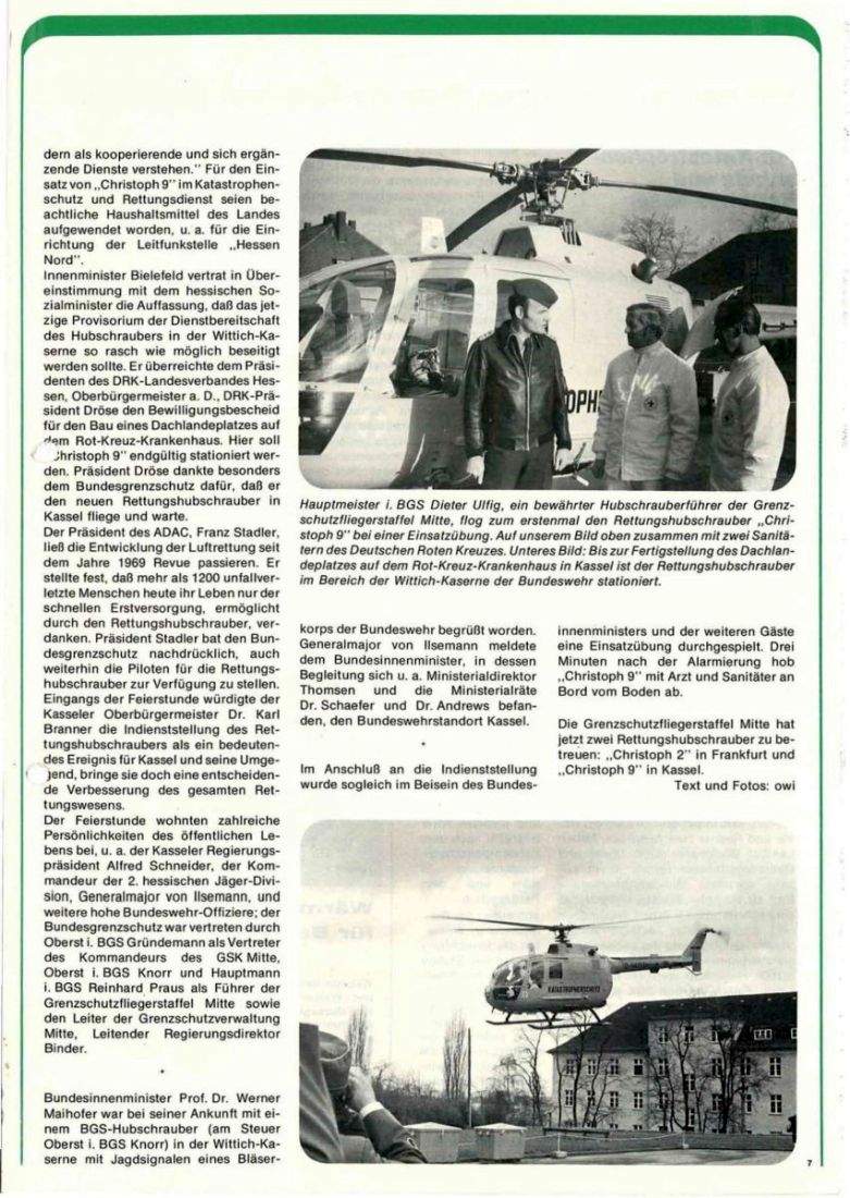 Zeitschrift des BGS 01/1975 – Seite 9
