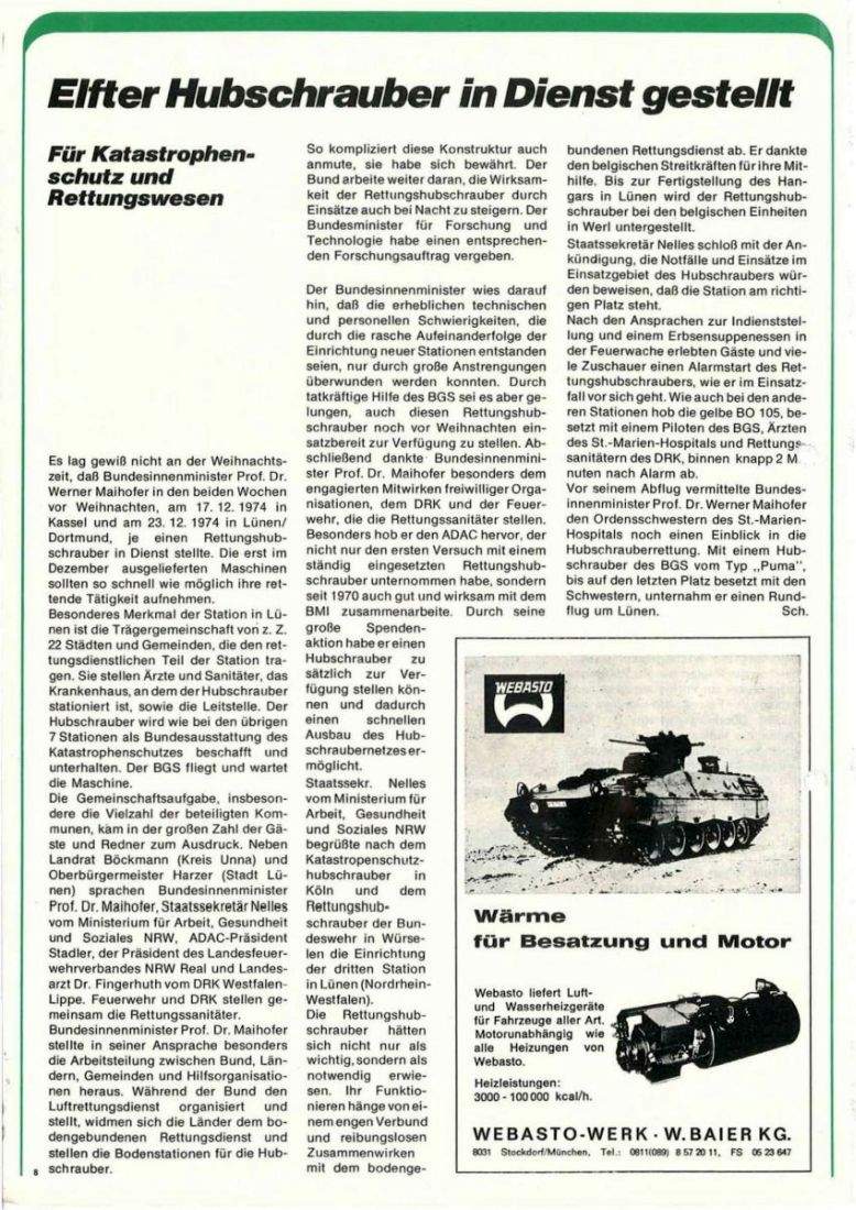 Zeitschrift des BGS 01/1975 – Seite 10