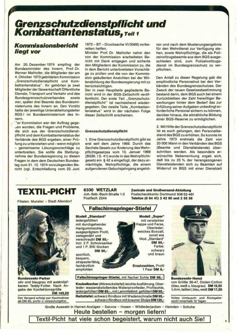 Zeitschrift des BGS 01/1975 – Seite 11