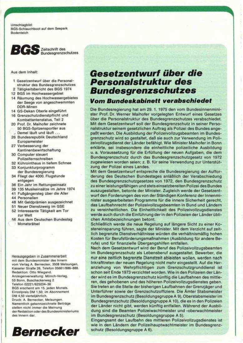 Zeitschrift des BGS 02/1975 – Seite 3