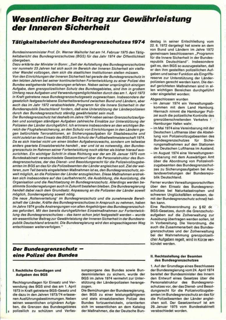 Zeitschrift des BGS 02/1975 – Seite 4