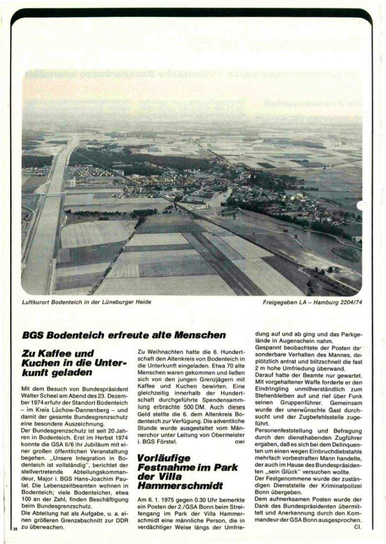 Zeitschrift des BGS 02/1975 – Seite 40