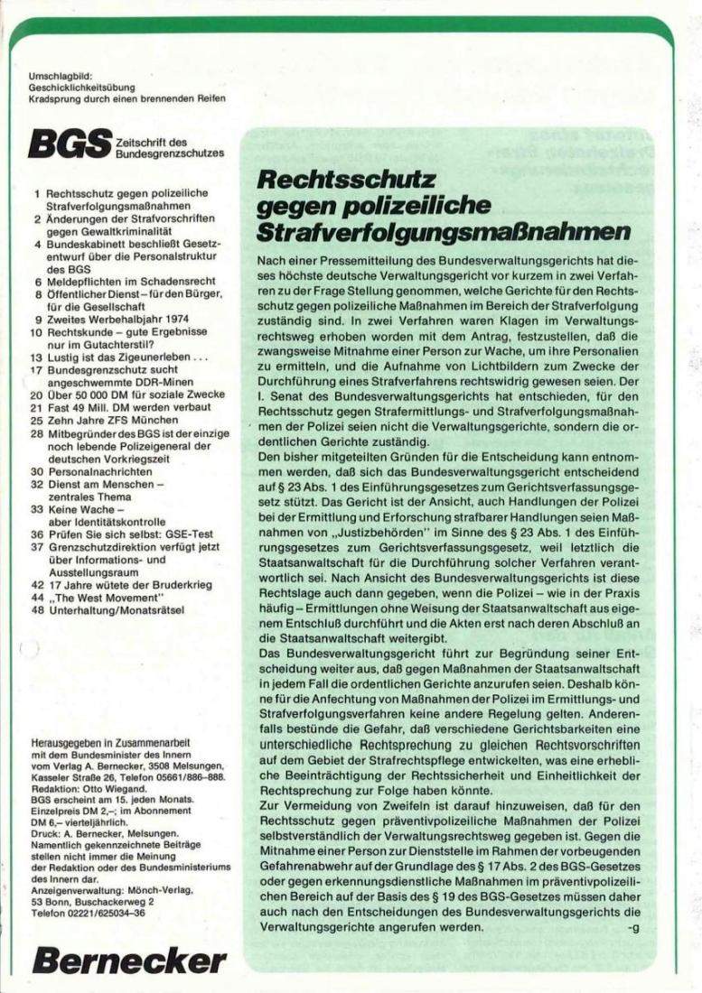 Zeitschrift des BGS 03/1975 – Seite 3