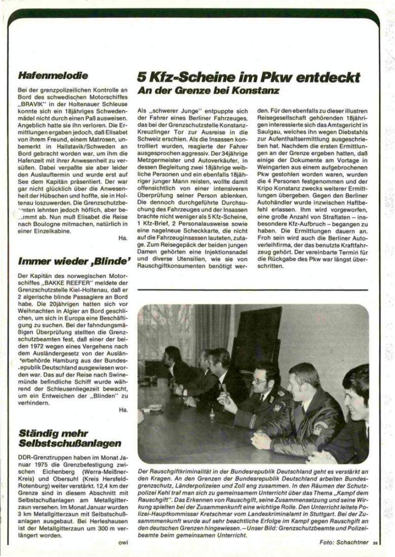 Zeitschrift des BGS 03/1975 – Seite 41