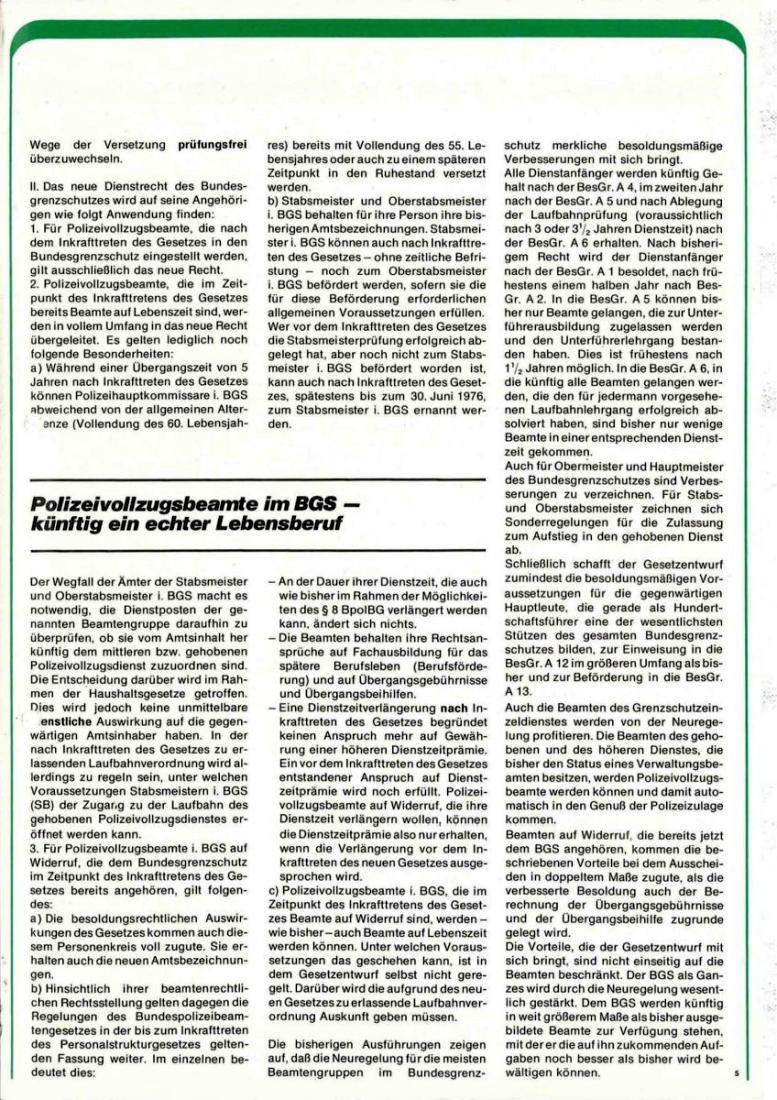 Zeitschrift des BGS 03/1975 – Seite 7
