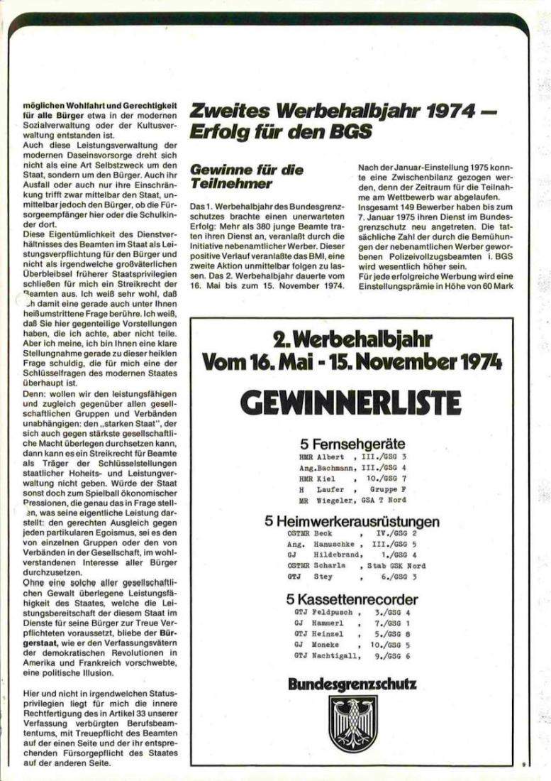 Zeitschrift des BGS 03/1975 – Seite 11