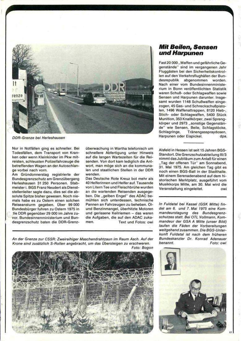 Zeitschrift des BGS 04/1975 – Seite 19