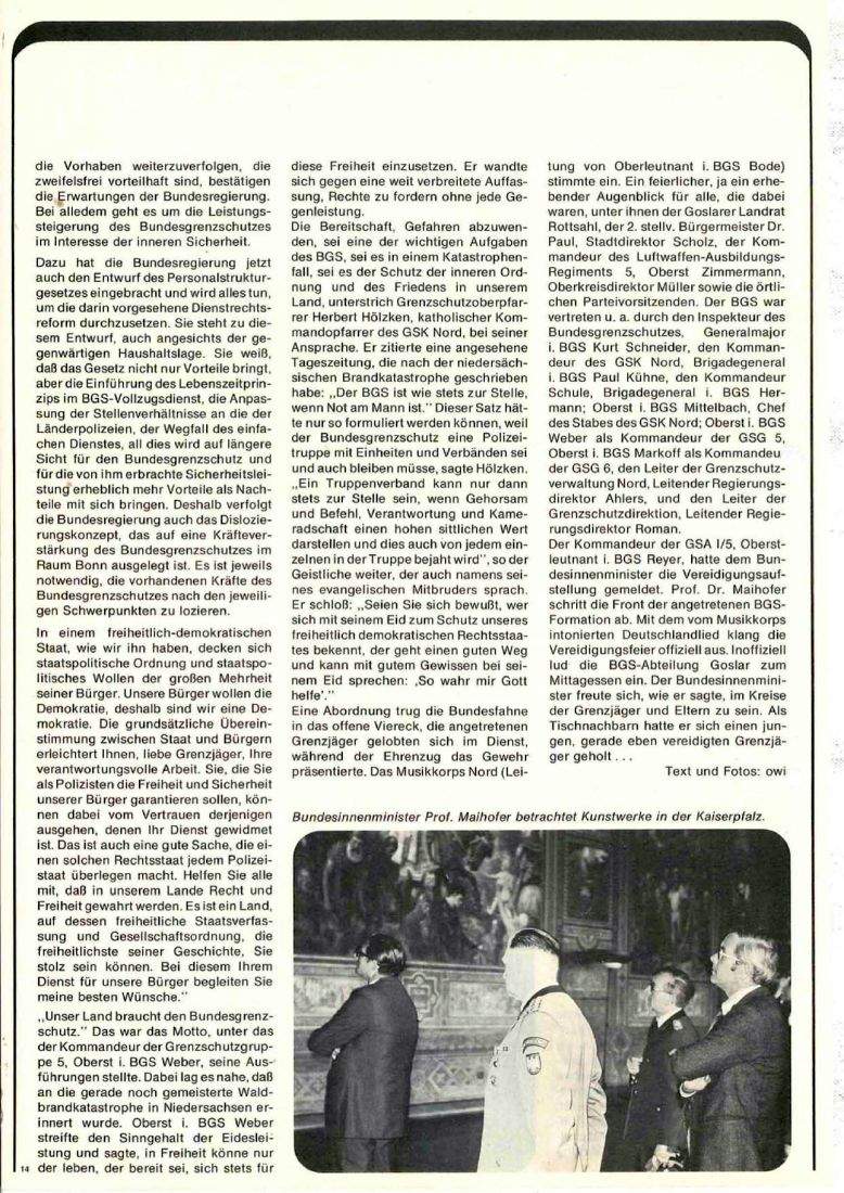 Zeitschrift des BGS 09/1975 – Seite 16