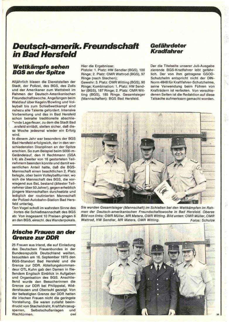 Zeitschrift des BGS 09/1975 – Seite 41