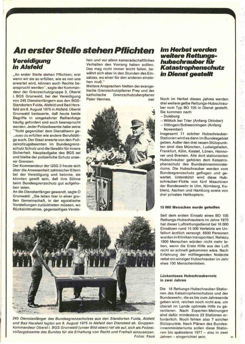 Zeitschrift des BGS 09/1975 – Seite 43