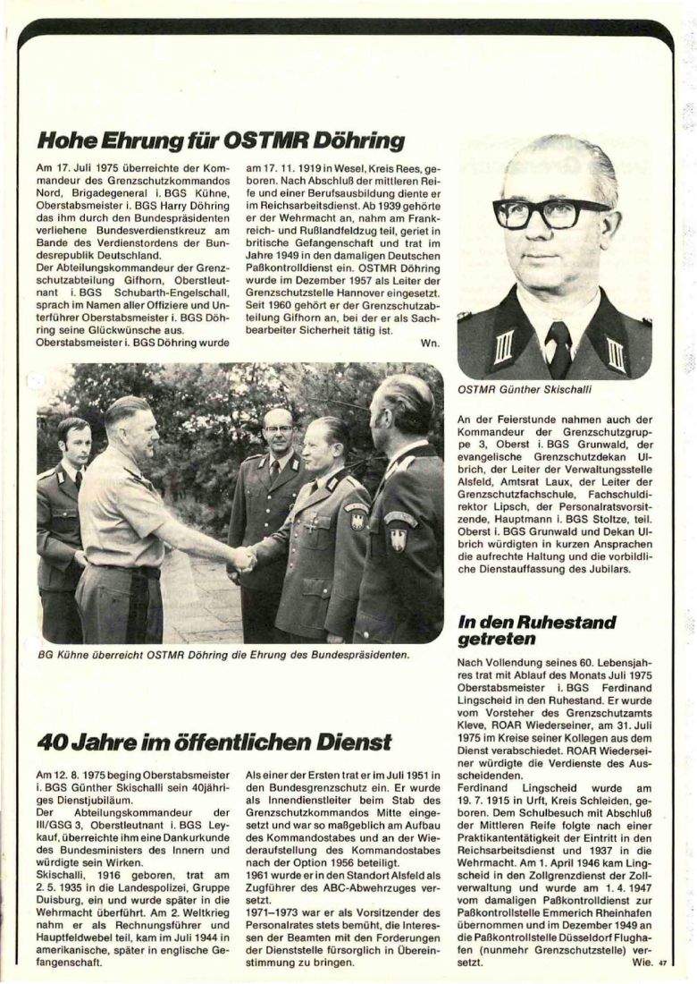 Zeitschrift des BGS 09/1975 – Seite 49