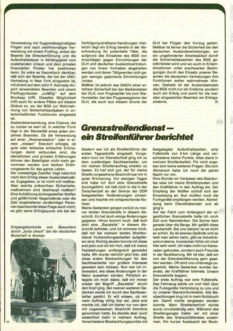 Zeitschrift des BGS 01/1977 – Seite 20