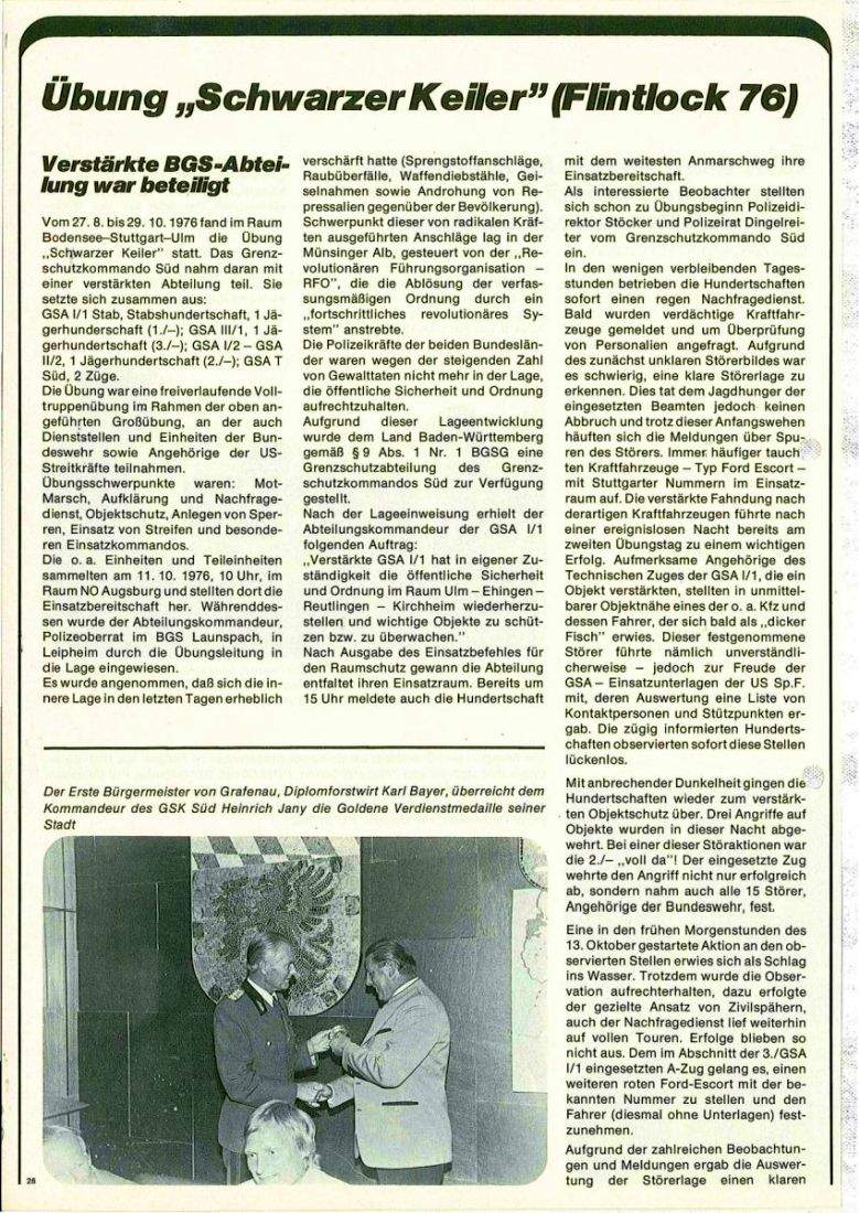 Zeitschrift des BGS 01/1977 – Seite 30