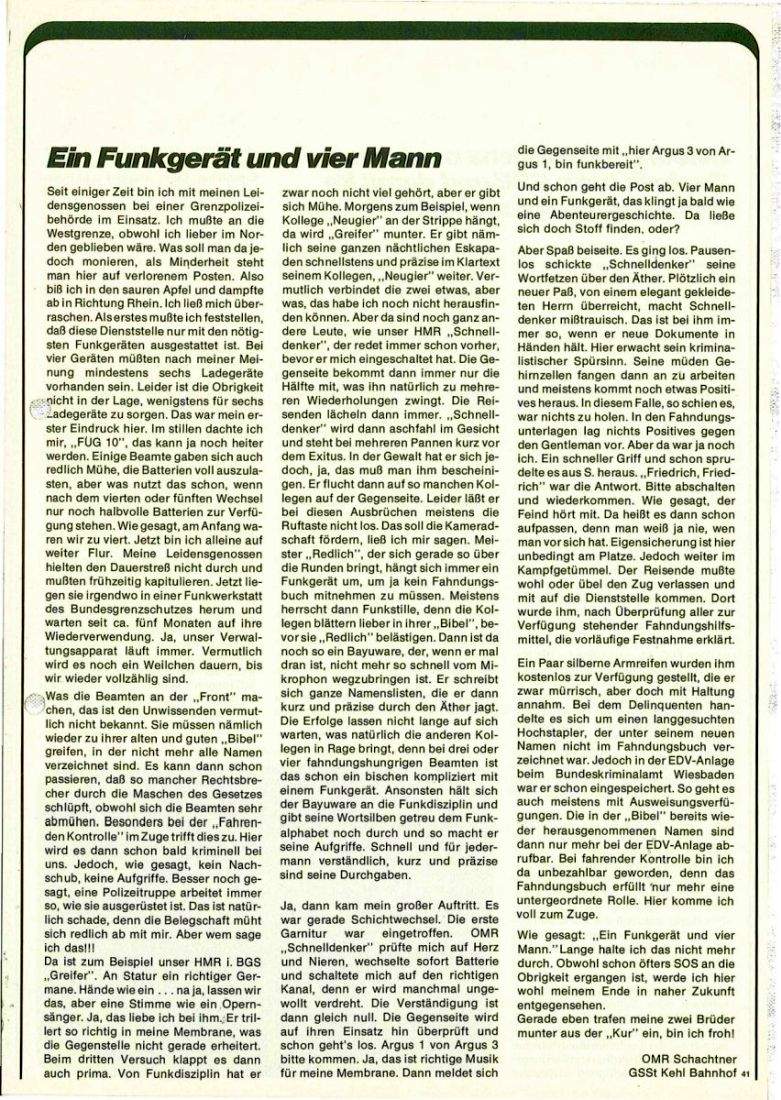 Zeitschrift des BGS 01/1977 – Seite 43