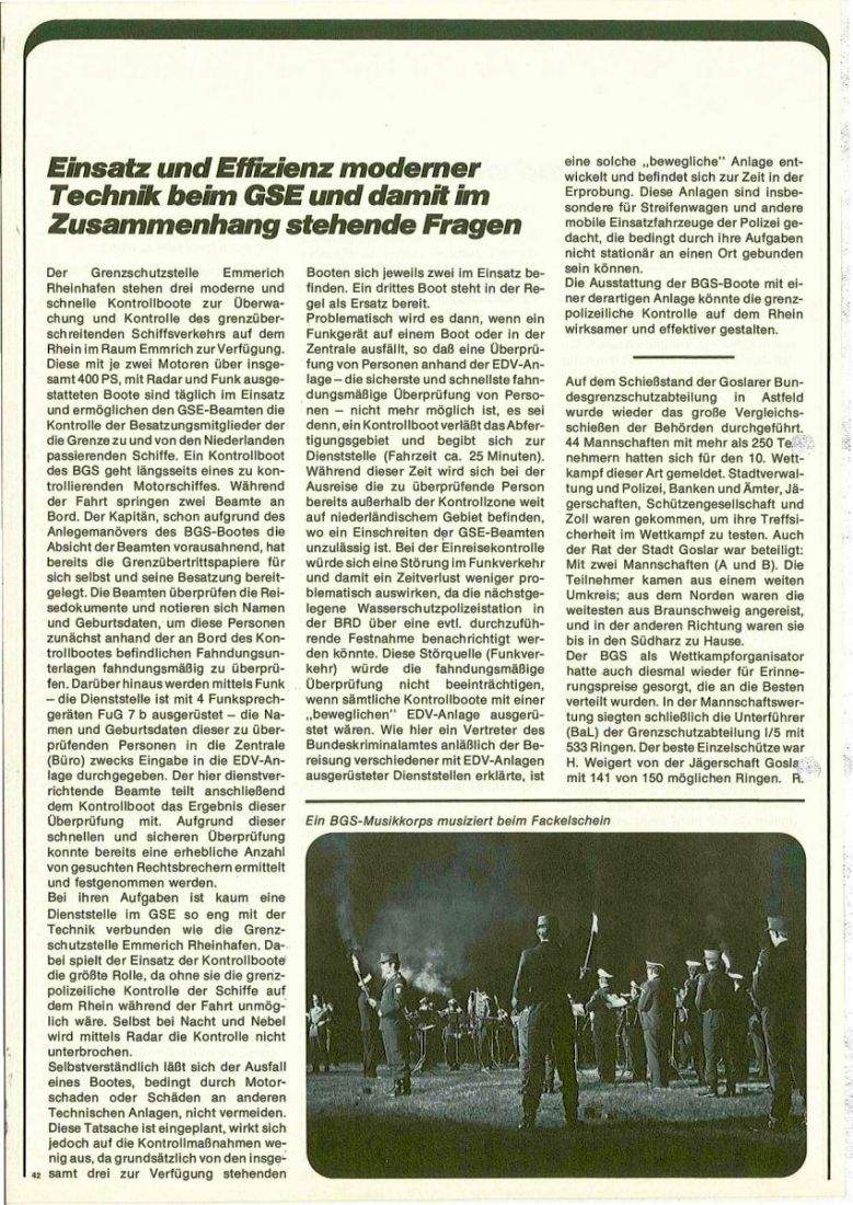 Zeitschrift des BGS 01/1977 – Seite 44