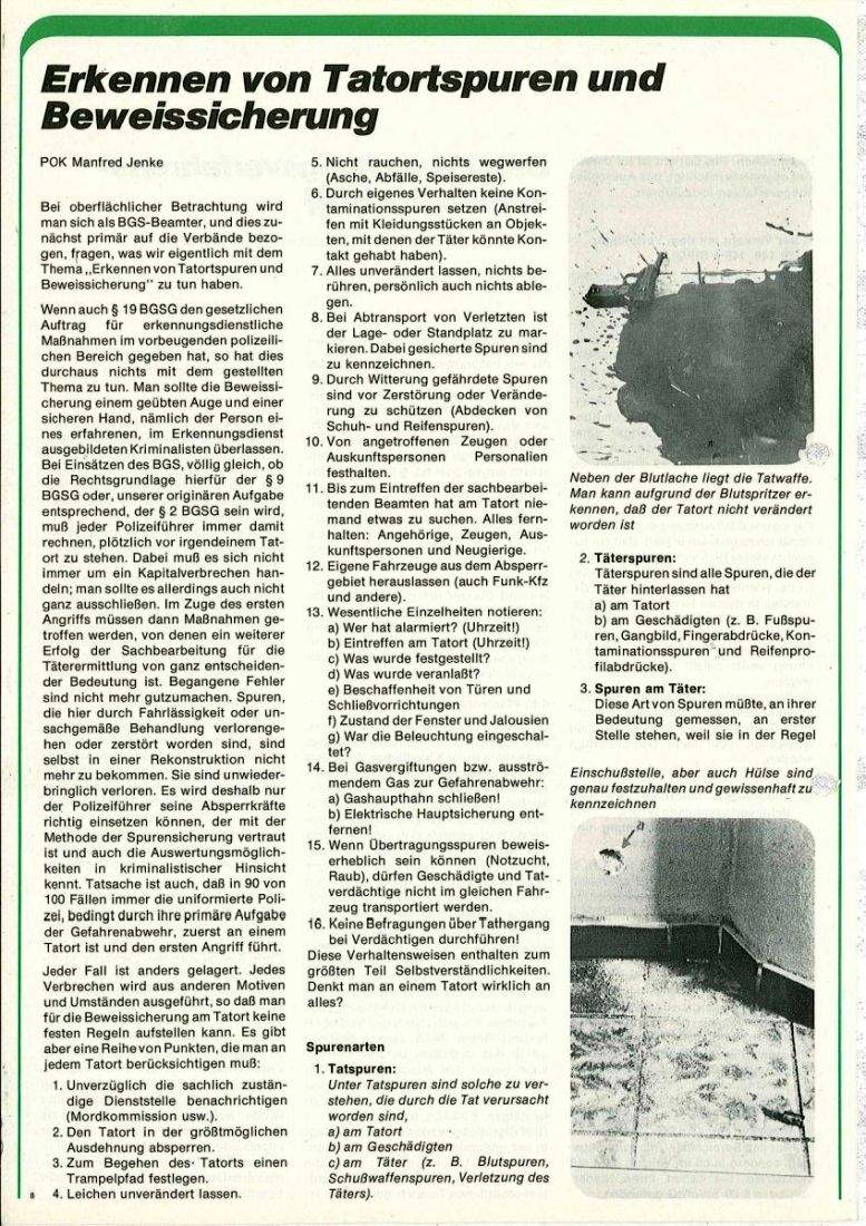 Zeitschrift des BGS 01/1977 – Seite 10