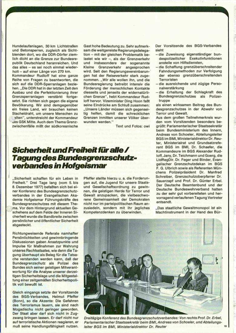 Zeitschrift des BGS 01/1978 – Seite 21