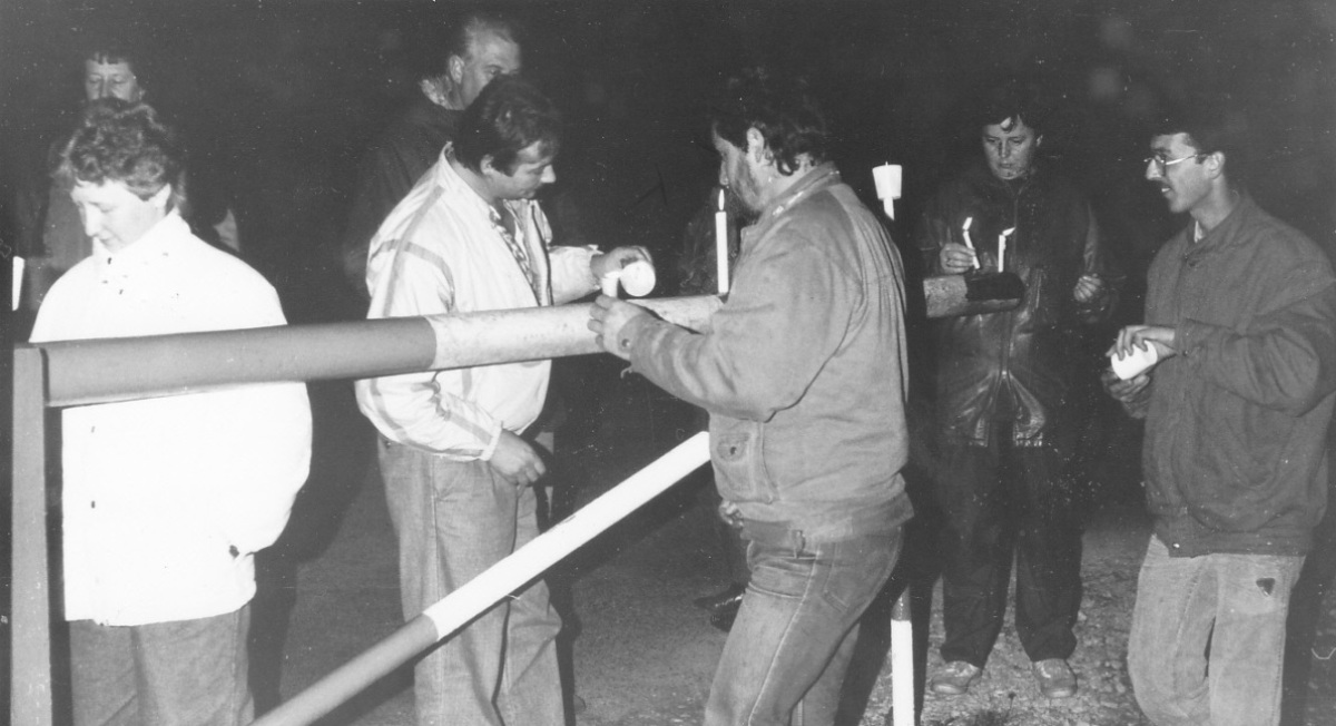 Marsch zum Schlagbaum 1989
