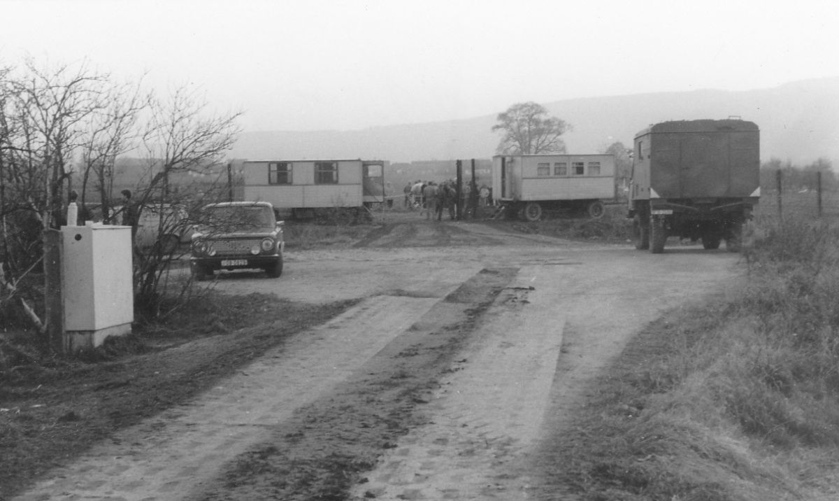 Grenzöffnung warten 17.11.1989