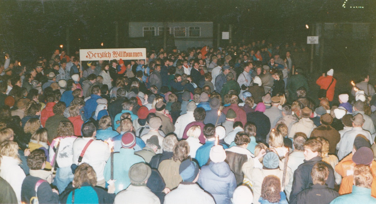 Vor Öffnung 18.11.1989
