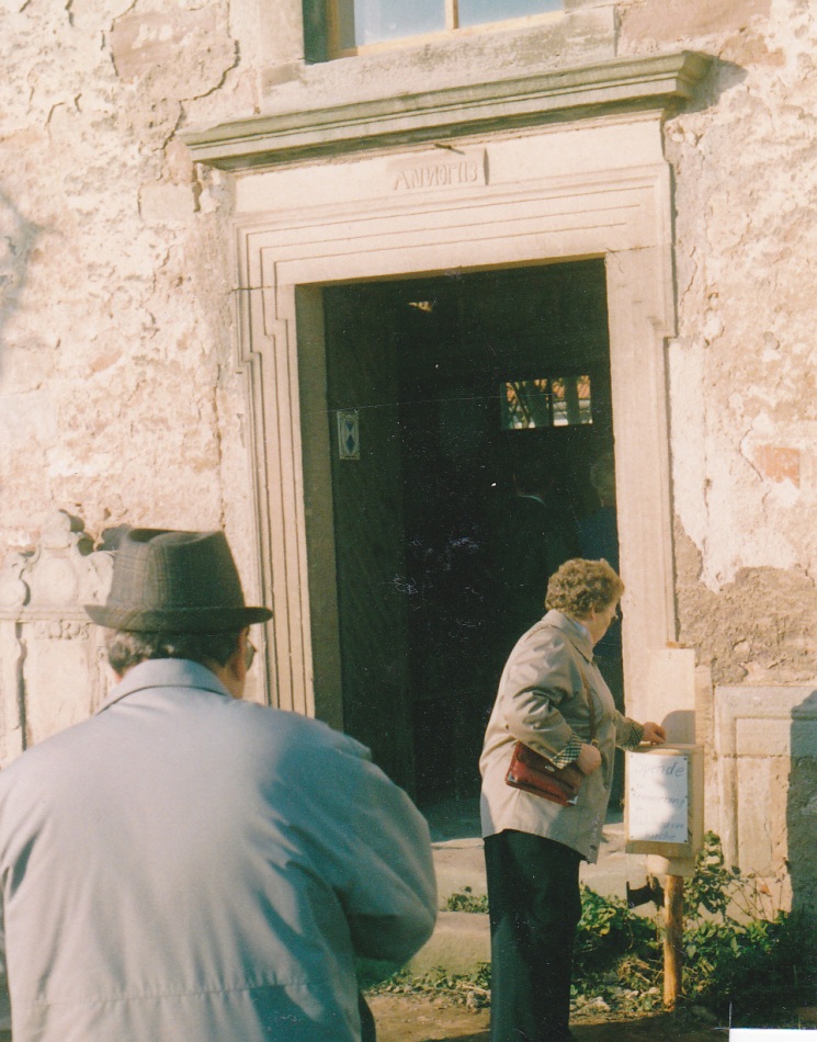 Spendenkasten 19.11.1989