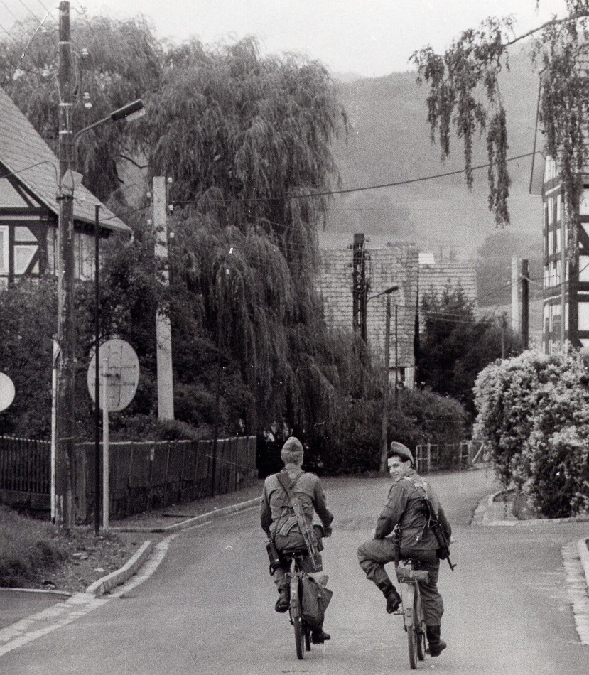 Grenzstreife im Sommer 1989 in Wahlhausen