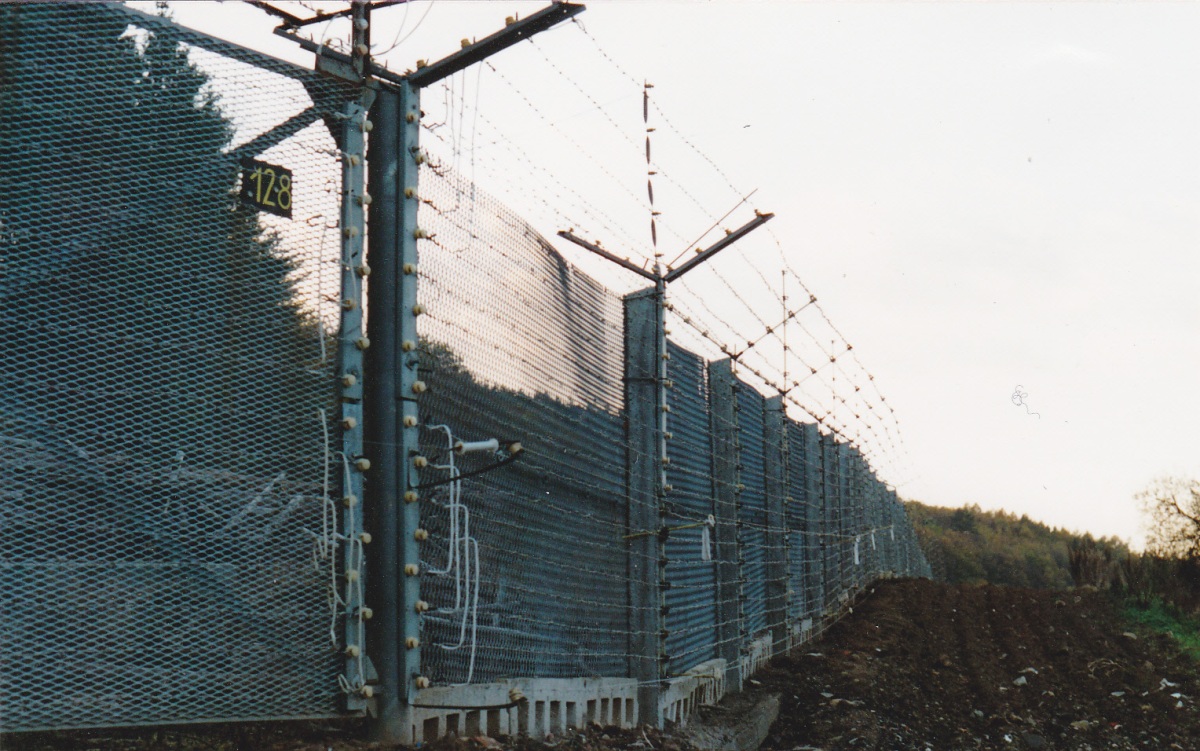 Grenzanlage in Wahlhausen 1989