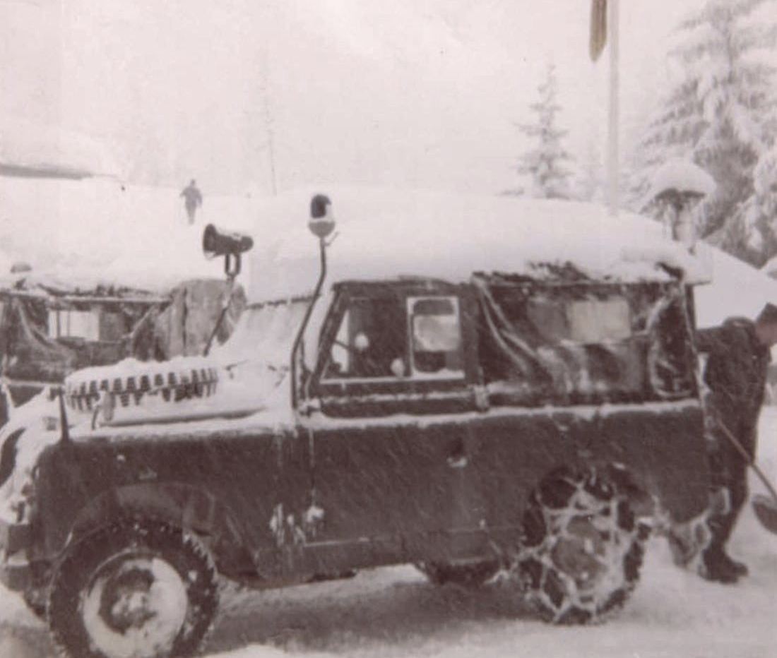 Neuschnee am Kührointhaus