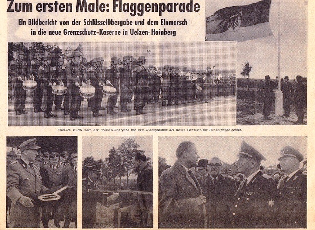 Schlüsselübergabe Uelzen-Hainberg 1963